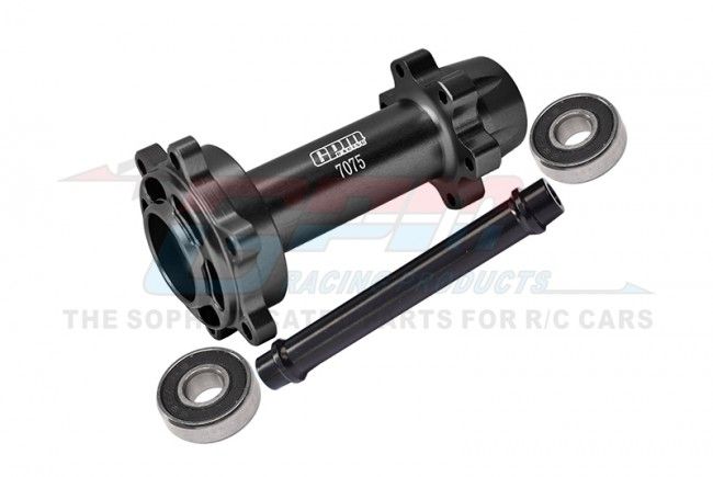 GPM Promoto MX  Aluminum 7075-T6 Rear Wheel Hub Hex (Larger Inner Bearings) (MX007-BK)