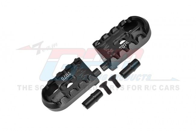 GPM Promoto MX  Aluminum 7075-T6 Motorcycle Foot Pegs Set	 (MX014-BK)