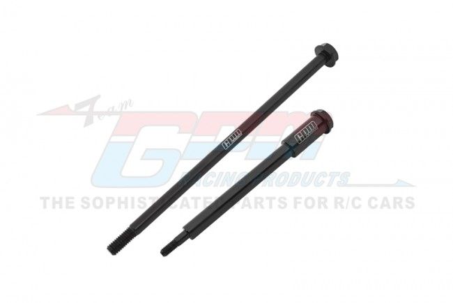 GPM Promoto MX  Medium Carbon Steel Front And Rear Wheel Axle Set (MX025FR-BK)