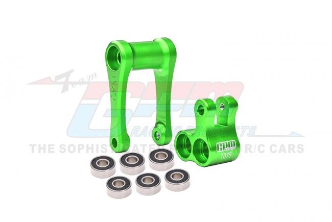 GPM Promoto MX  Aluminum 7075-T6 Aluminum Knuckle &amp; Pull Rod (Larger Inner Bearings) (MX030-G)
