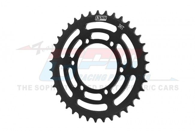 GPM Promoto MX  Medium Carbon Steel Hub Chain Sprocket (MX036S-BK)