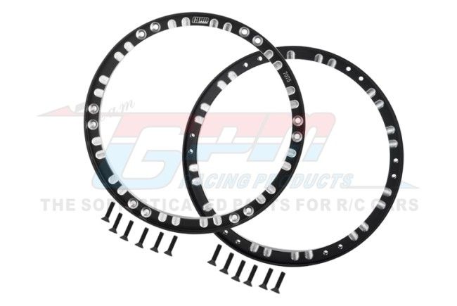 GPM Promoto MX  Aluminum 7075 Front Wheel Reinforcement Rings Set (MX0505F-BK)