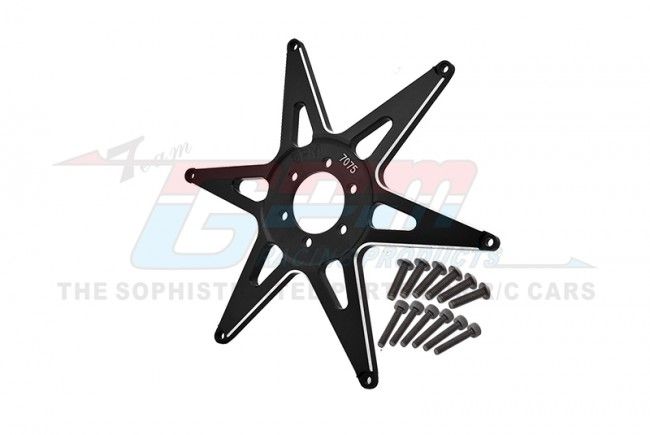 GPM Promoto MX  Aluminum 7075 Front Wheel Pattern Buckle (MX0606F-BK)