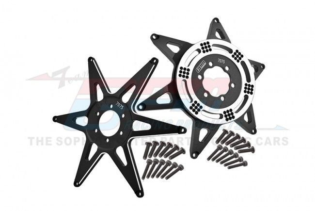 GPM Promoto MX  Aluminum 7075 Front &amp; Rear Wheel Pattern Buckle (MX0606FR-BK)