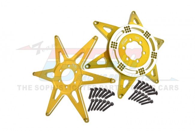 GPM Promoto MX  Aluminum 7075 Front &amp; Rear Wheel Pattern Buckle (MX0606FR-GD)