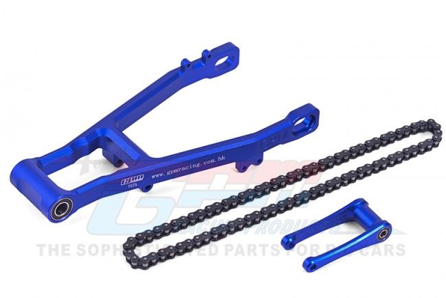 GPM Promoto MX  Aluminum 7075 Extend Swing Arm(+30Mm)+Pull Rod+Chain (MX3057-B)