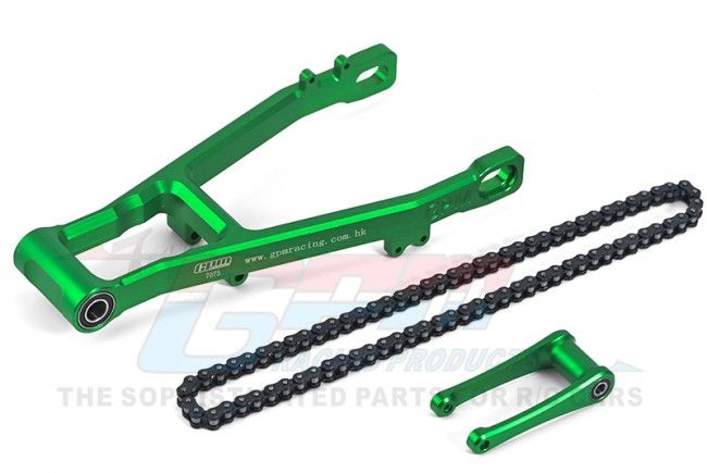 GPM Promoto MX  Aluminum 7075 Extend Swing Arm(+30Mm)+Pull Rod+Chain (MX3057-G)