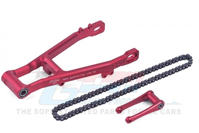 GPM Promoto MX  Aluminum 7075 Extend Swing Arm(+30Mm)+Pull Rod+Chain (MX3057-R)