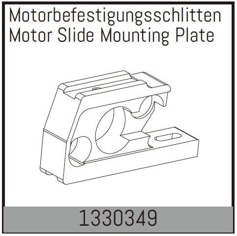 Absima Motor Slide Mounting Plate ( AB 1330349)