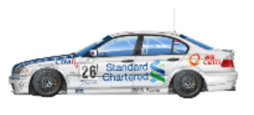 NuNu BMW 320I E46 DoninGTon Winner Etcc (NU24033)