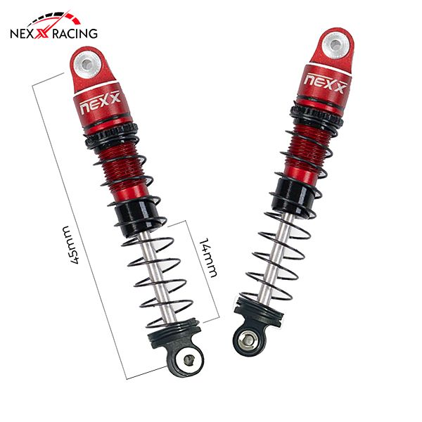 Nexx Racing Reservoir Shock (4 pcs) for 1:18 TRX-4M (NX-426-R)