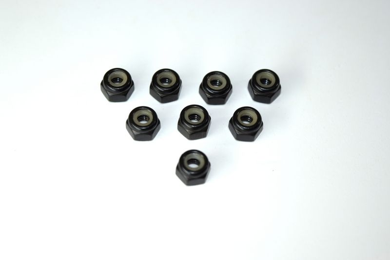 Absima Nylon Nut M4 (8) ATC 2.4 RTR/BL ( AB 1230218)