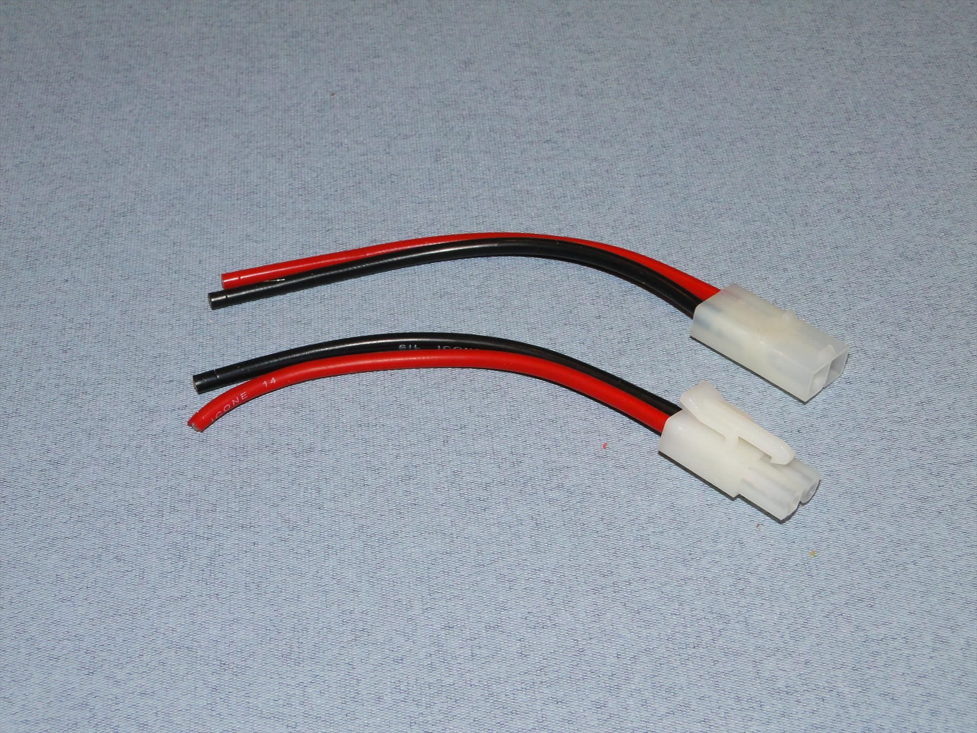 Logic RC Tamiya Connector Set w/14AWG Sil.Le (O-FS-TAM/LD)