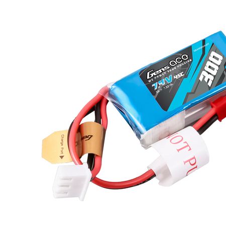 Li-Po 2S 7.4V 300mAh 45C with BEC (O-G2S0300-45JST)