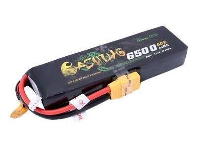 Gens ace Li-Po Car 3S 11.1V 6500mAh 60C Bashing with XT90 (O-GC3S6500-60X9)