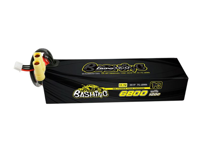 Gena Ace Li-Po Car 3S 11.1V 6800mah 120C with EC5 (O-GC3S6800-120E5)