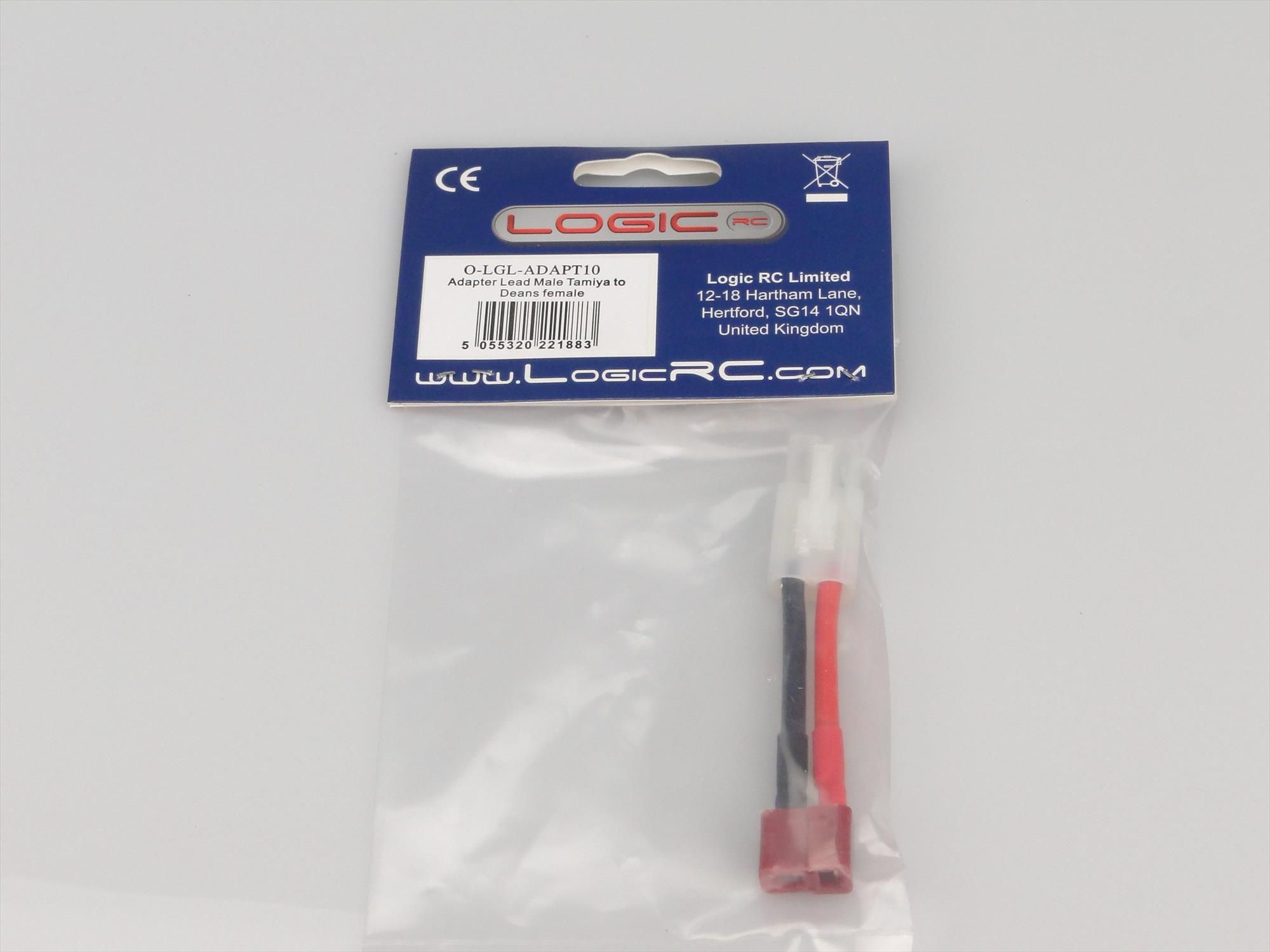 Logic RC Adapter Lead Male Tamiya to Deans Female (O-LGL-ADAPT10)