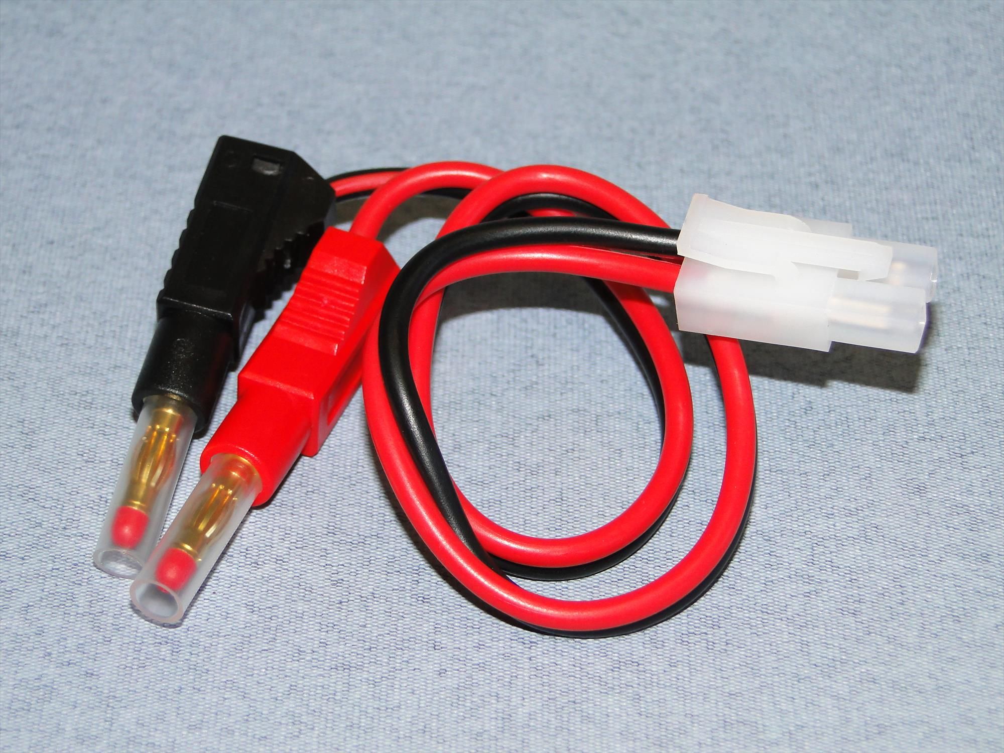 Logic Charge Lead : 4mm~Std Tamiya (O-LGL-CLTAM)