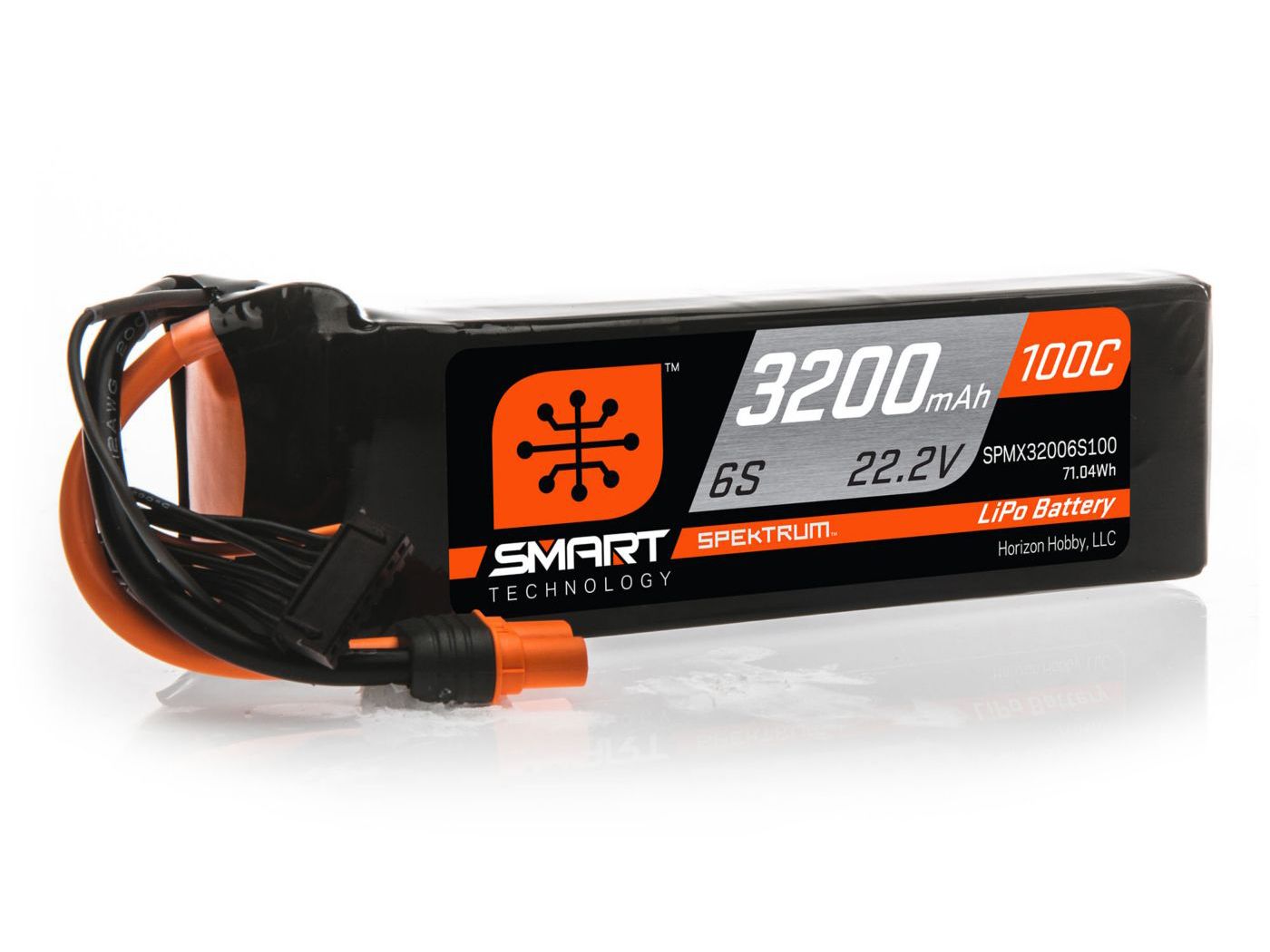 Spektrum 3200mAh 6S 22.2V 100C Smart LiPo Battery; IC5 (O-SPMX32006S100)