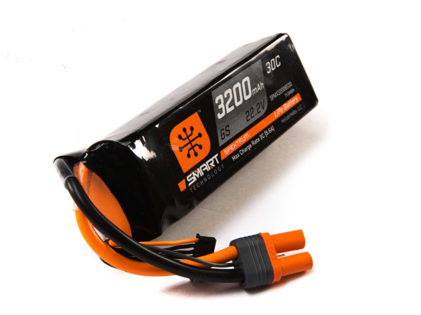 Spektrum 3200mah 6S 22.2V Smart LiPo 30C; IC5 (O-SPMX32006S30)
