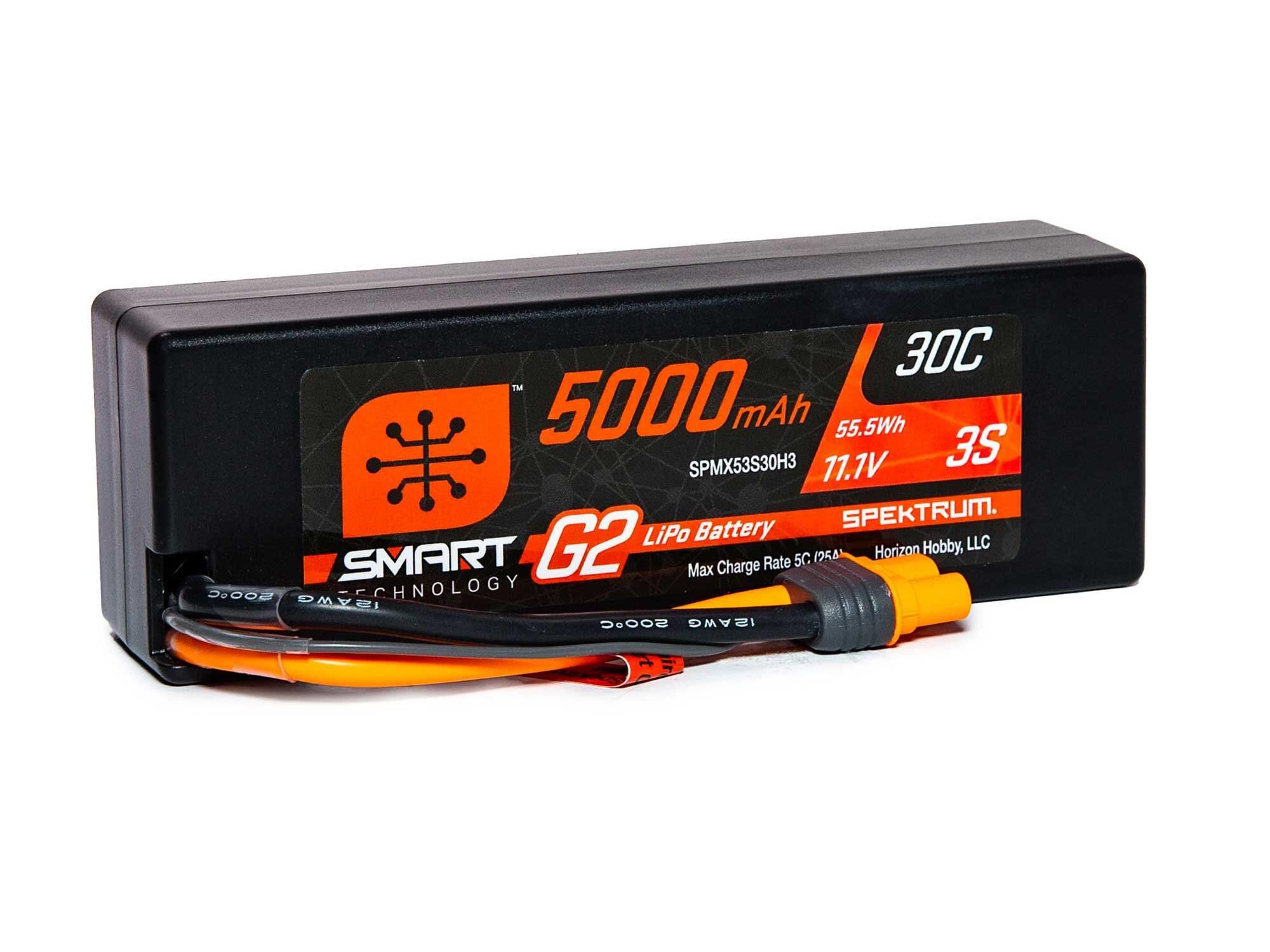 Spektrum 5000mAh 3S 11.1V SMART G2 30C IC3 (O-SPMX53S30H3)
