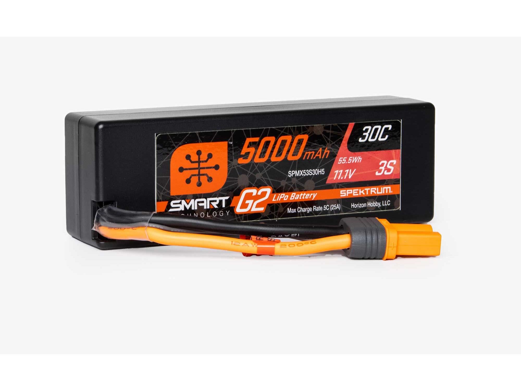 Spektrum 5000mAh 3S 11.1V SMART G2 30C IC5 (O-SPMX53S30H5)