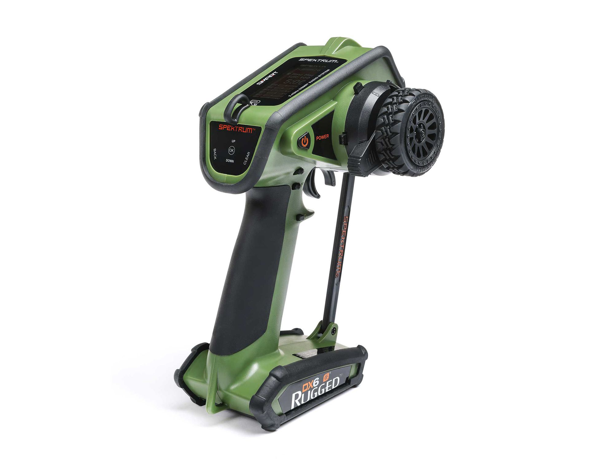 DX6 Rugged 6-Channel DSMR Transmitter Only, Green (P-SPMR6215G)