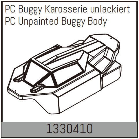 Absima Pc Unpainted Buggy Body ( AB 1330410)