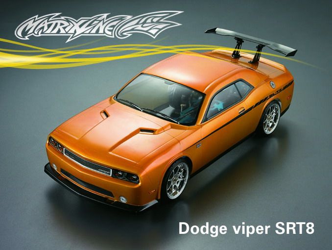 Matrixline Dodge Viper SRT8 Clear Bodyshell 190mm (PC201205)