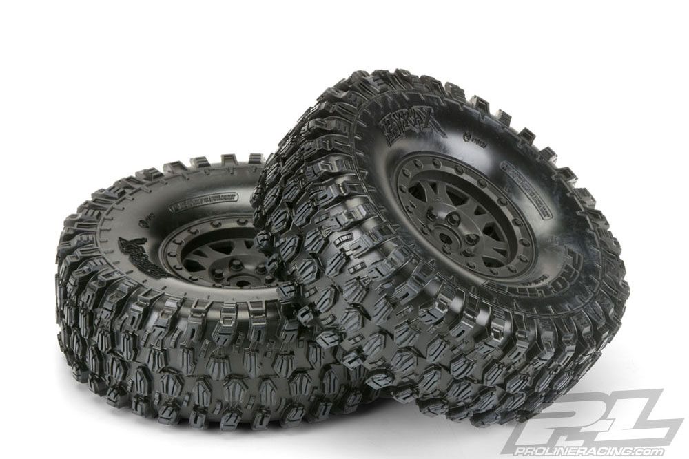 Proline Hyrax 1.9&quot; G8 Tyres On Impulse Black Bead Lock Wheels (G-PRO10128-10)