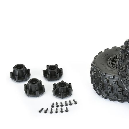 Proline Badlands MX SC M2 Tyres Black Raid Wheels 12mm Hex (G-PRO10156-10)