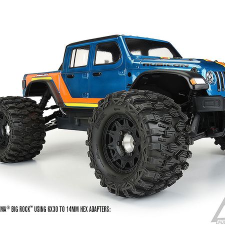 Proline Hyrax 2.8&quot; Tyres On Raid Black R/Hex Wheels (G-PRO10190-10)