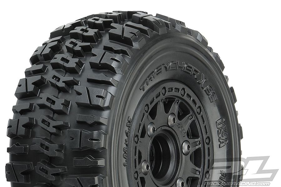 Proline Trencher X SC 2.2/3.0 Tyres On raid 6x30 Wheels Black (G-PRO1190-10)