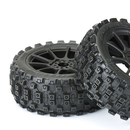 Proline Badlands MX M2 Pre Mount Mach 10 Black Wheels (Pr) (G-PRO9067-21)