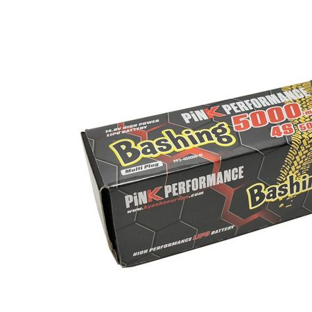 Pink Performance Bashing LiPo 4S 14.8V-5000-50C (Multi) (PP3-4S5000-M)