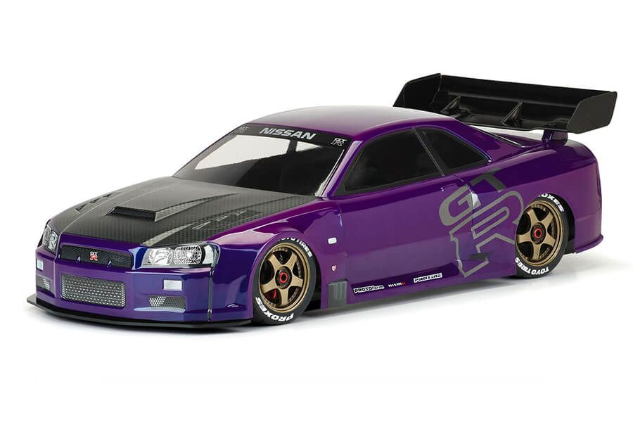 Protoform 2002 Nissan Skyline GT-R Clear Body Felony/Infra (PRM158400)