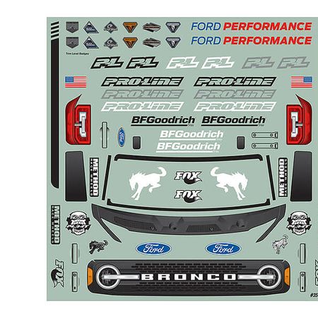 Proline 2021 Ford Bronco - Clear Body (G-PRO3591-00)