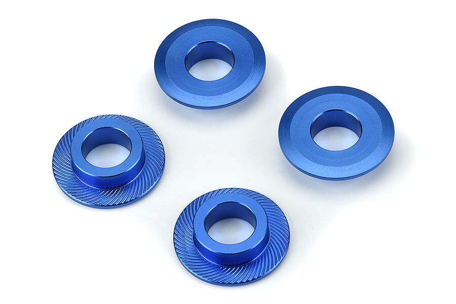 Proline X-Maxx Billet Adapter Washers Blue For Raid 5.7&quot; 24mm Wheels (G-PRO6379-00)