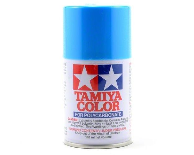 Tamiya PS Polycarbonate Clear Bodyshell Paint - Full Range - PS-3 Light Blue