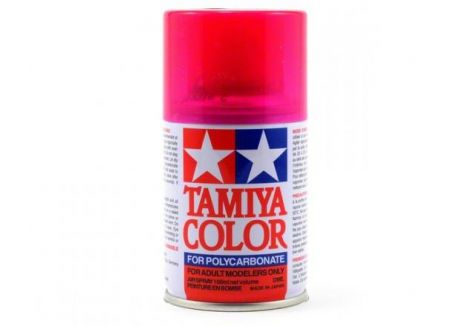 Tamiya PS Polycarbonate Clear Bodyshell Paint - Full Range - PS-40 Translucent Pink