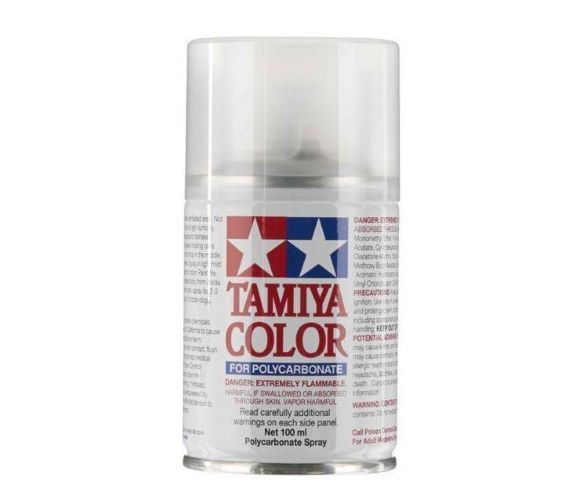 Tamiya PS Polycarbonate Clear Bodyshell Paint - Full Range - PS-55 Flat Clear