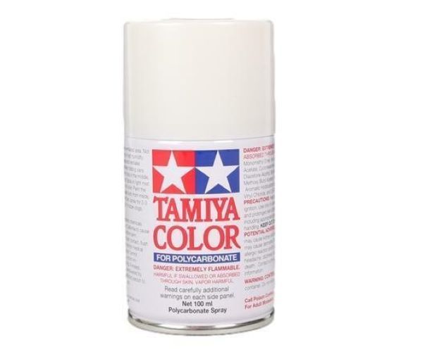 Tamiya PS Polycarbonate Clear Bodyshell Paint - Full Range - PS-57 Pearl White