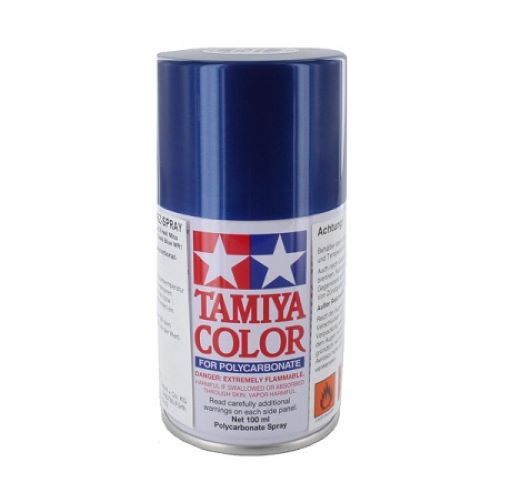 Tamiya PS Polycarbonate Clear Bodyshell Paint - Full Range - PS-59 Dark Metallic Blue