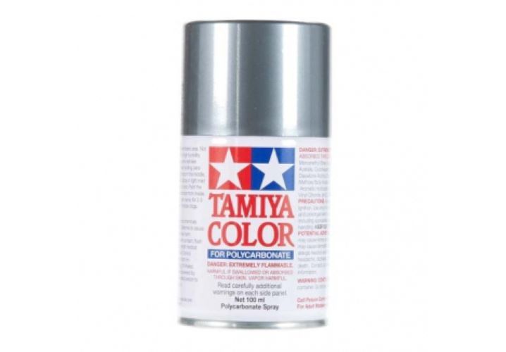 Tamiya PS Polycarbonate Clear Bodyshell Paint - Full Range - PS-63 Bright Gun Metal