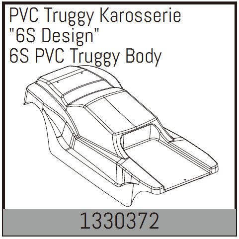 Absima 6S PVC Truggy Body ( AB 1330372)