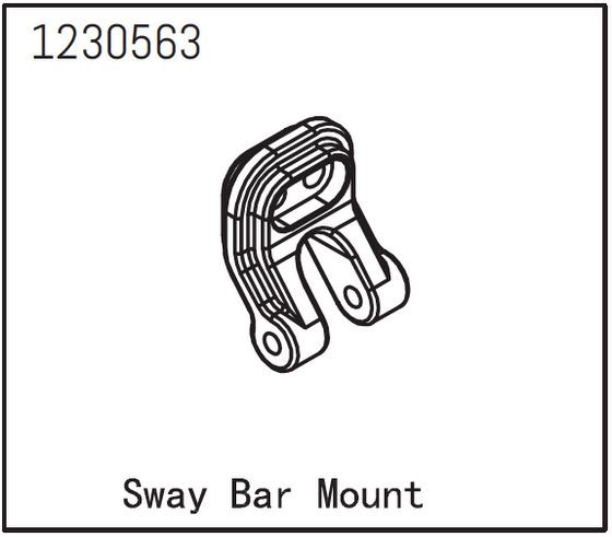 Absima Sway Bar Mount ( AB 1230563)