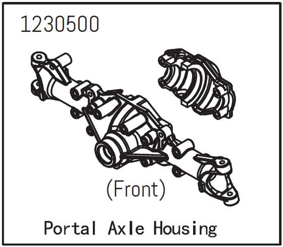 Absima Portal Axle Housing ( AB 1230500)