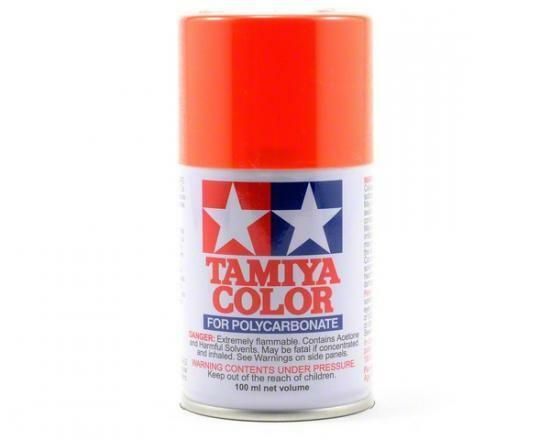 Tamiya PS Polycarbonate Clear Bodyshell Paint - Full Range - PS-7 Orange