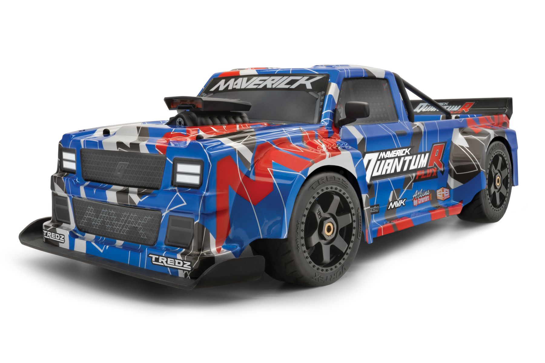 Maverick QuantumR Flux 4S 1:8 4WD Race Truck - Blue/Red (MV150312)