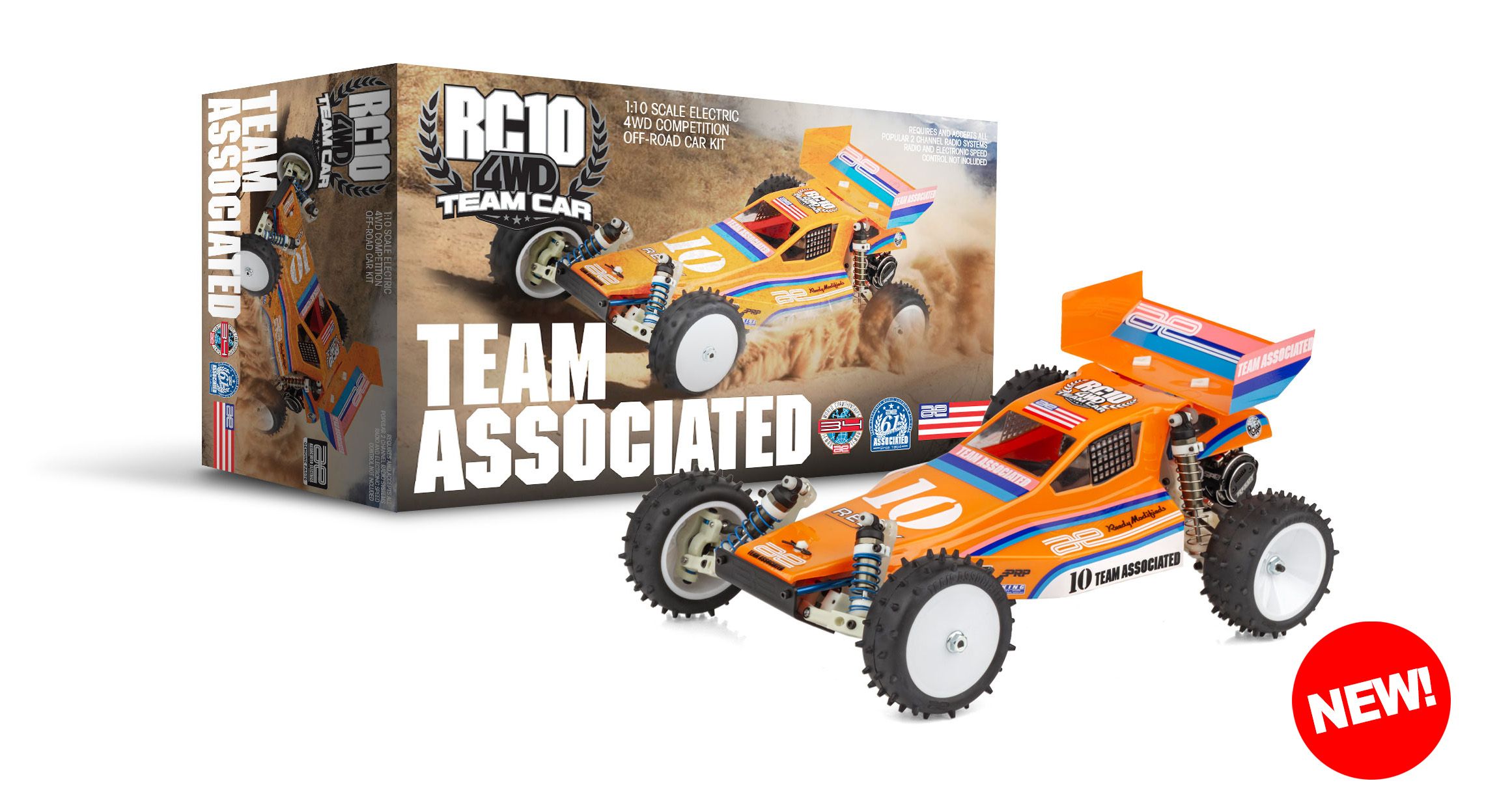 Team Associated RC10 4WD Team Car Kit (AS6046)